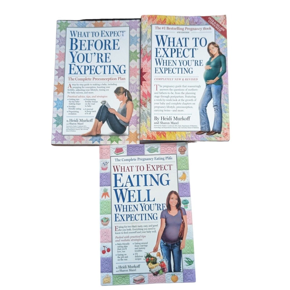 What to Expect 3 Book Bundle Lot